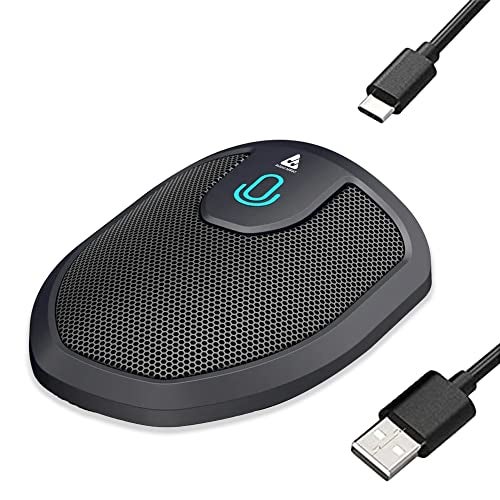 Audio Array AM-C28 USB Plug & Play Conference Microphone | Omni Directional Pickup Upto 3M | Mic Mute Button | No Drivers Condenser USB Type-C | Ideal for Meetings & Video Calling (Not a Speaker) - Image 1