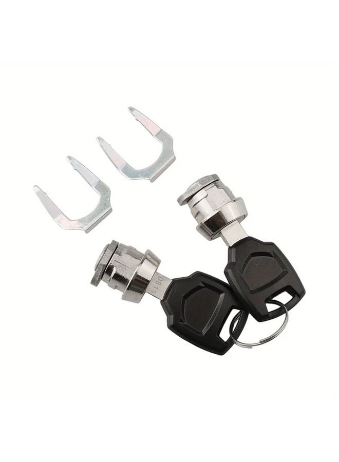 Motorcycle Aluminum Alloy Tail Box Kit With Quick Release Base Plate 2 Locks - Image 5