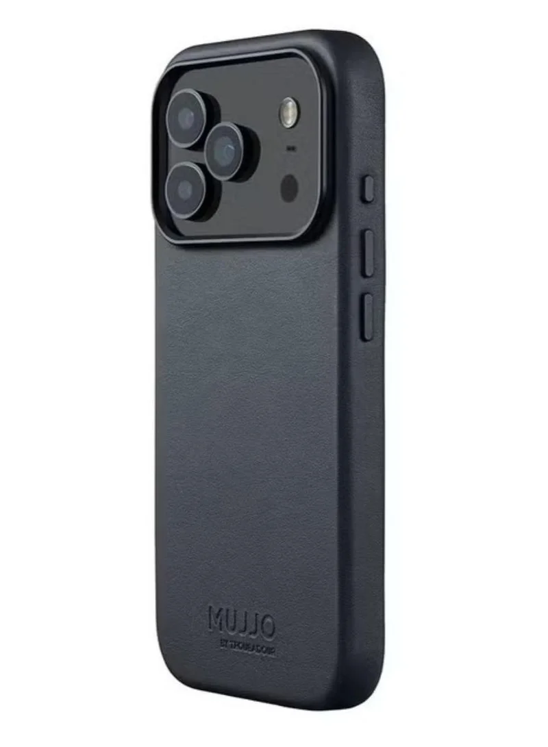 Mujjo Iphone 17 Pro Leather Case - Basalt With Magnetic Wireless Charging Crafted From Premium Leather, This Luxurious Case Combines Elegance And Durability, Providing A Sleek, Sophisticated Look While Offering Superior Protection.