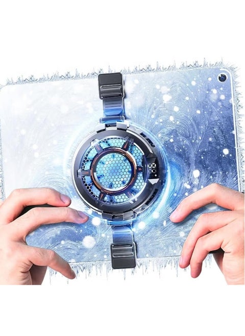 CX05 Tablet Magnetic Gaming Cooler – iPad Radiator with TEC Semiconductor, Mute Operation, Maximum Cooling -9°C, 3 Gear Cooling Adjustment, Fast Heat Dissipation, Perfect for Gaming and Streaming