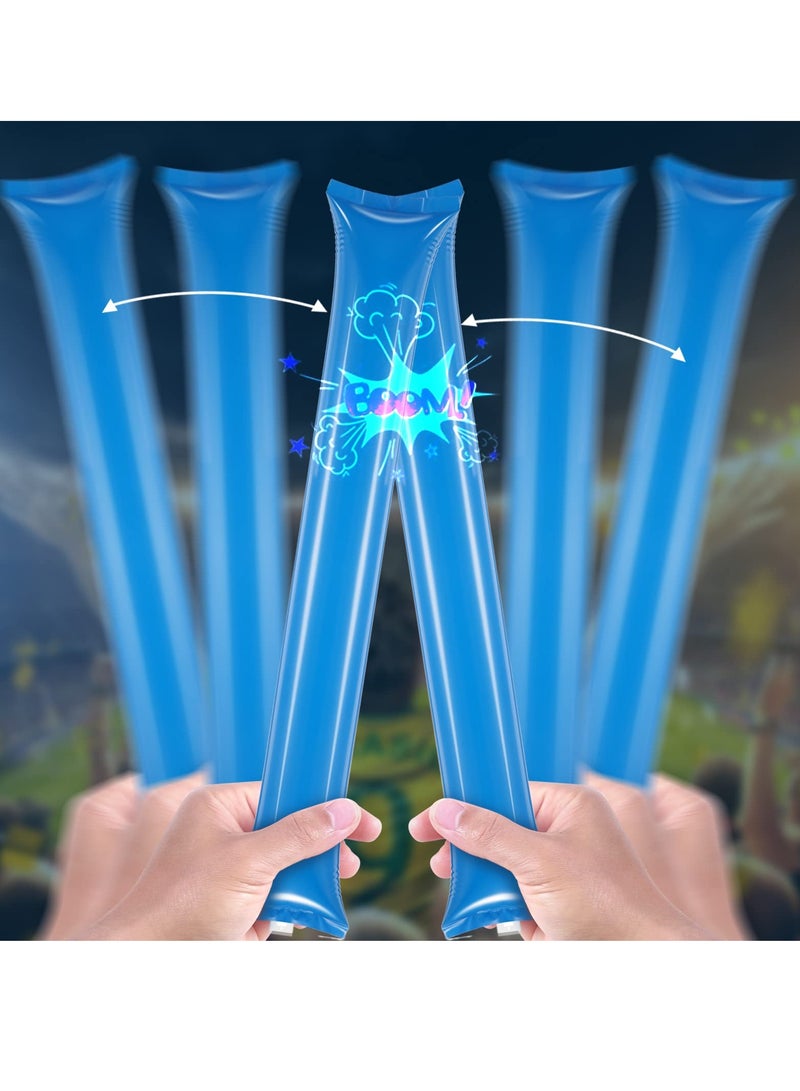 SOLARAE 44 Thunder Sticks Inflatable Noisemakers Cheerleading Plastic Clapping Gear Football Games Party Sporting Events - Image 2