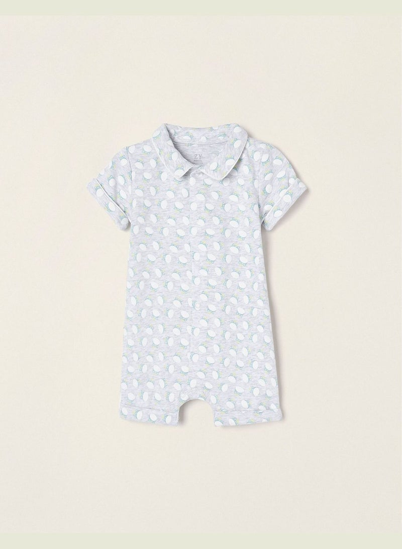 Zippy Zippy Short Sleeve Jumpsuit For Newborns Frogs - Image 1