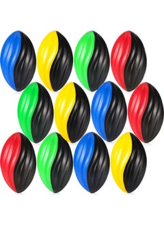 Jerify 12 Pcs Mini Foam Footballs For Kids Students 7 Inch Small Spiral Football Toys Easy Grip Waterproof Soft Emulation Foam Footballs For School Classroom Gift Sports Birthday Football Party Game  - Image 1