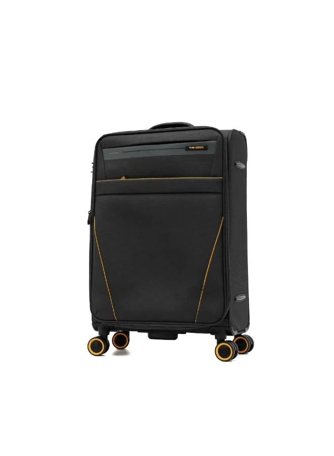 ترافلايت travelite soft side luggage trolley bag 4 pieces set black