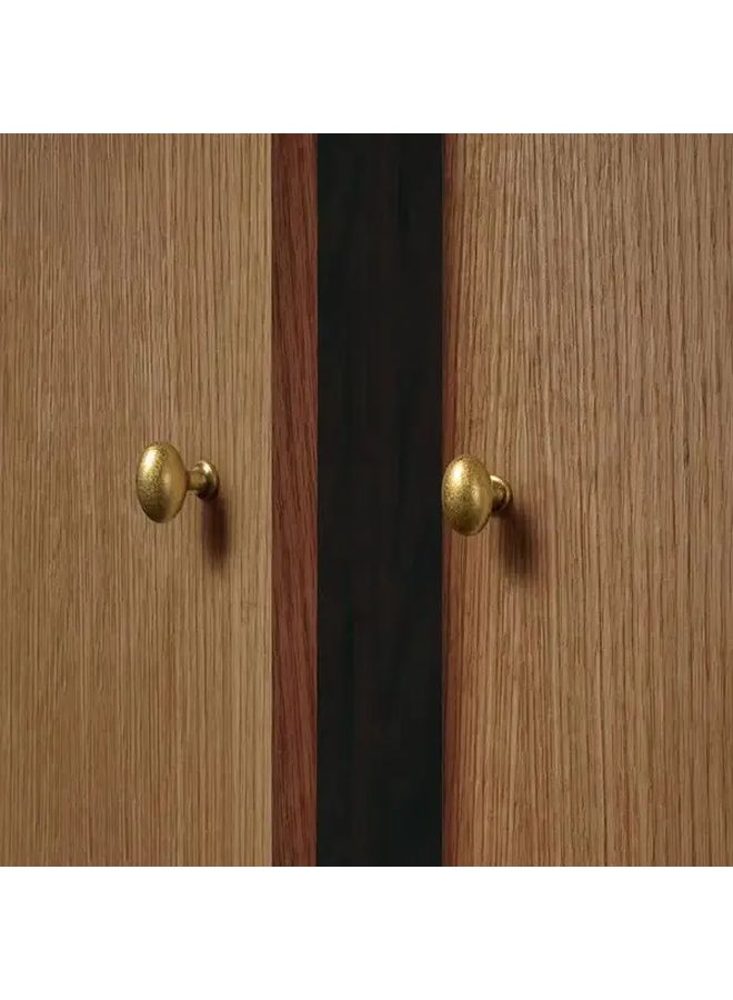Oval Bronze Zinc Alloy Cabinet Knobs Set Of 4 Hardware For Dressers Drawers Wardrobes - Image 2