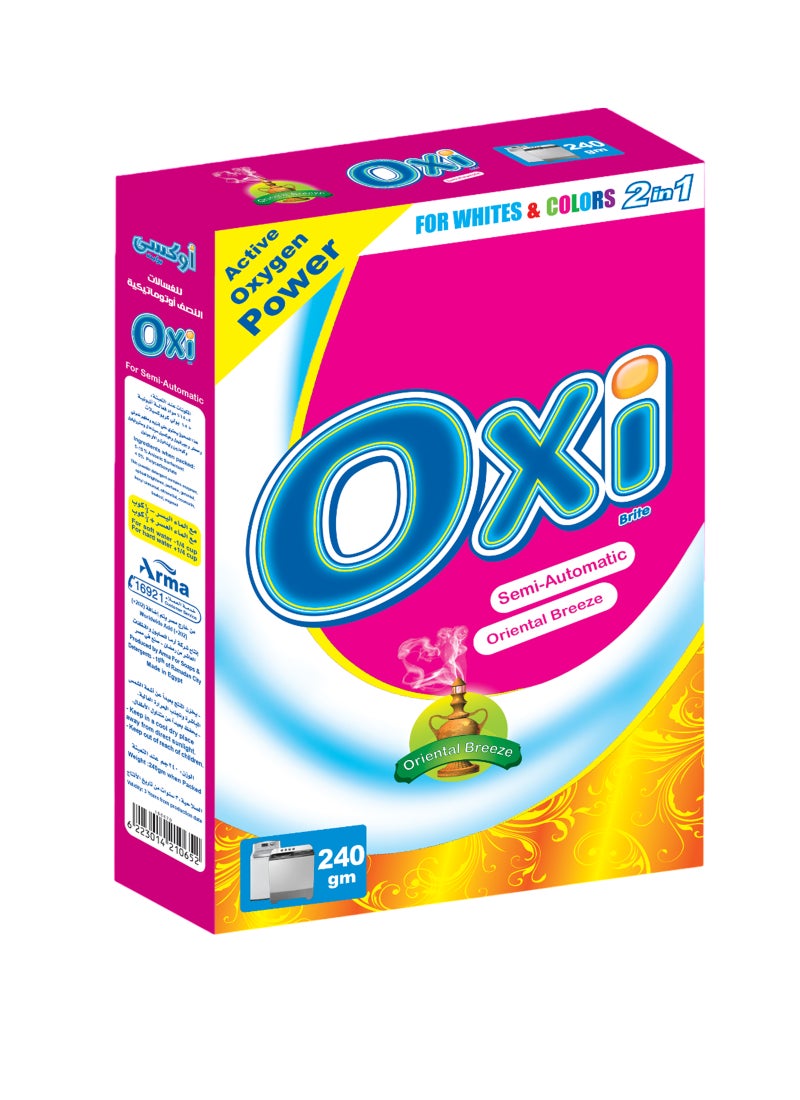 أوكسي مسحوق غسيل نصف أوتوماتيكي أورينتيل بريز 240جم