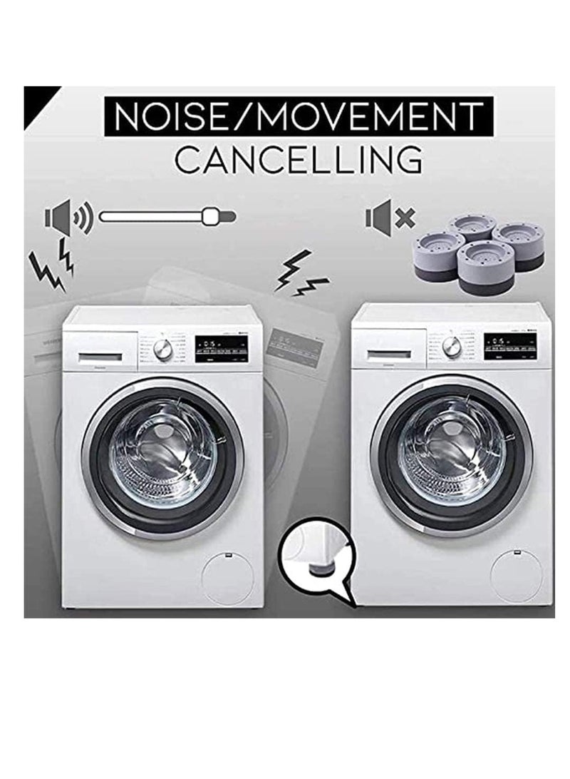 ECVV Shock and Noise Cancelling Washing Machine Support, Anti Vibration and Noise reducing Rubber Washing Machine Feet Pads, Washing Machine Stabilizer (4PCS) Brand: Showay - Image 4