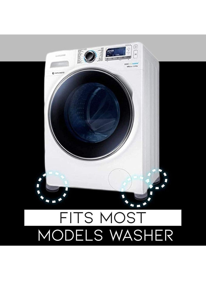 ECVV Shock and Noise Cancelling Washing Machine Support, Anti Vibration and Noise reducing Rubber Washing Machine Feet Pads, Washing Machine Stabilizer (4PCS) Brand: Showay - Image 3