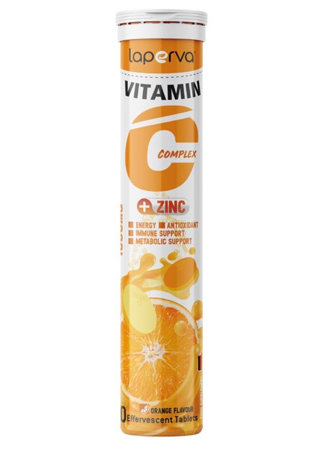 Laperva لابيرفا فيتامين سي كومبلكس بلس زنك - 20 قرص - Image 1