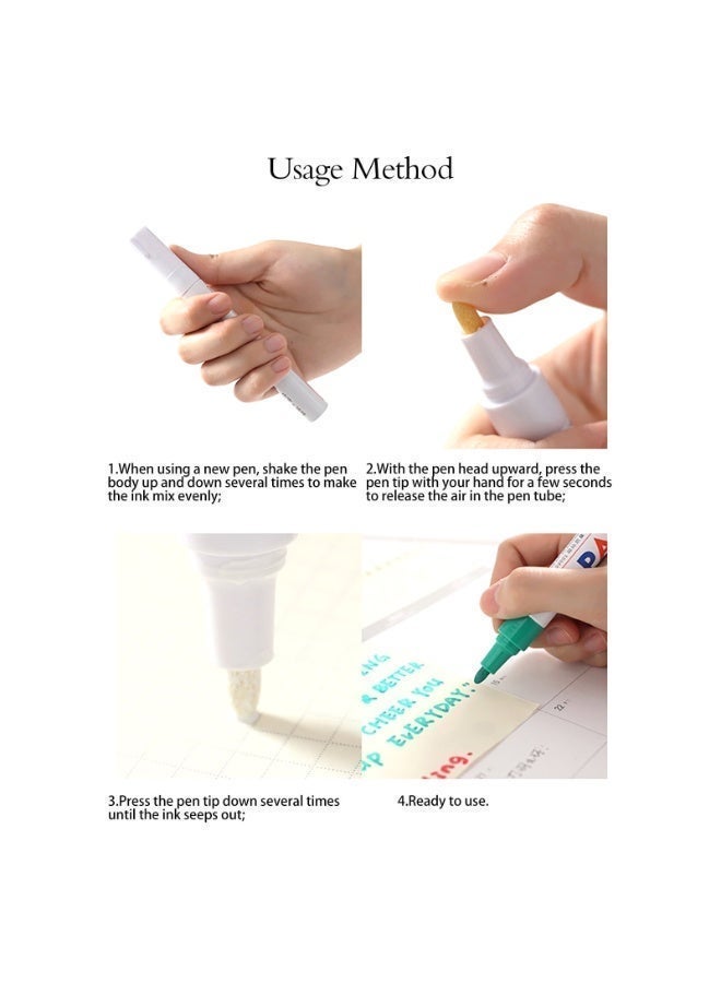 Chabeia BLACK Oil Based Paint Pen, Permanent Paint Marker: Quick-Dry, Waterproof Marker for Rock Painting, Glass, Fabric, Ceramic, Wood, Metal, Mug, Plastic, Stone, 1 PCS - Image 4
