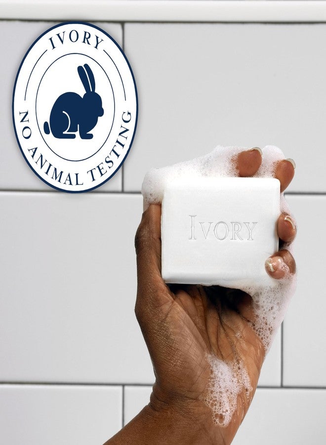 Ivory Sensitive Bar Soap, Designed for Whole Family, Fragrance Free, 99.44% Pure Formula, Plant-Based Cleanser, Made Without Heavy Perfume, Parabens, Phthalates, For All Skin Types, 3.17 oz (10 Count) - Image 3