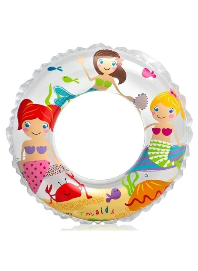 INTEX inflatable Transparent Ring Float - Assorted