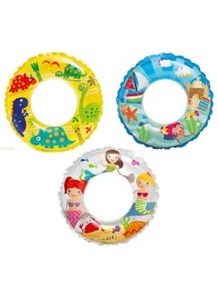 INTEX inflatable Transparent Ring Float - Assorted  - Image 1