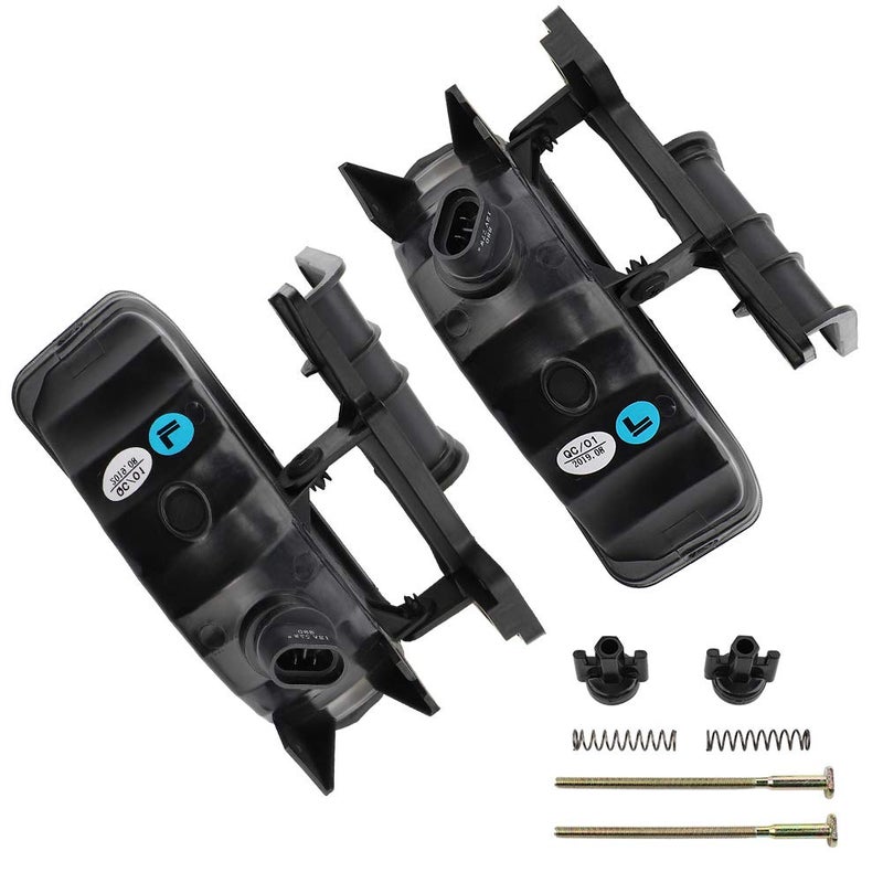 MAYASAF Smoked Lens Fog Light Pair of Bumper Fog Lamp Assembly Compatible for 1999-2002 Silverado 1500/2500/3500, 2000-2006 Suburban Tahoe Exclude Z71 - Image 5