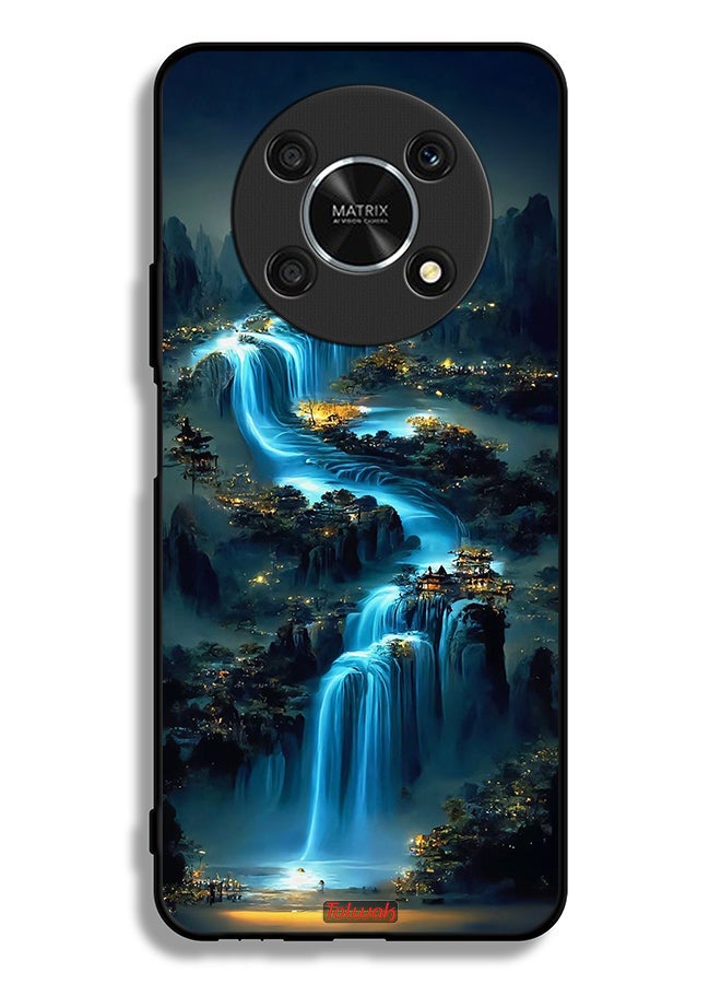 Tolwak Honor X9 5G Protective Case Cover Waterfall Art - Image 2
