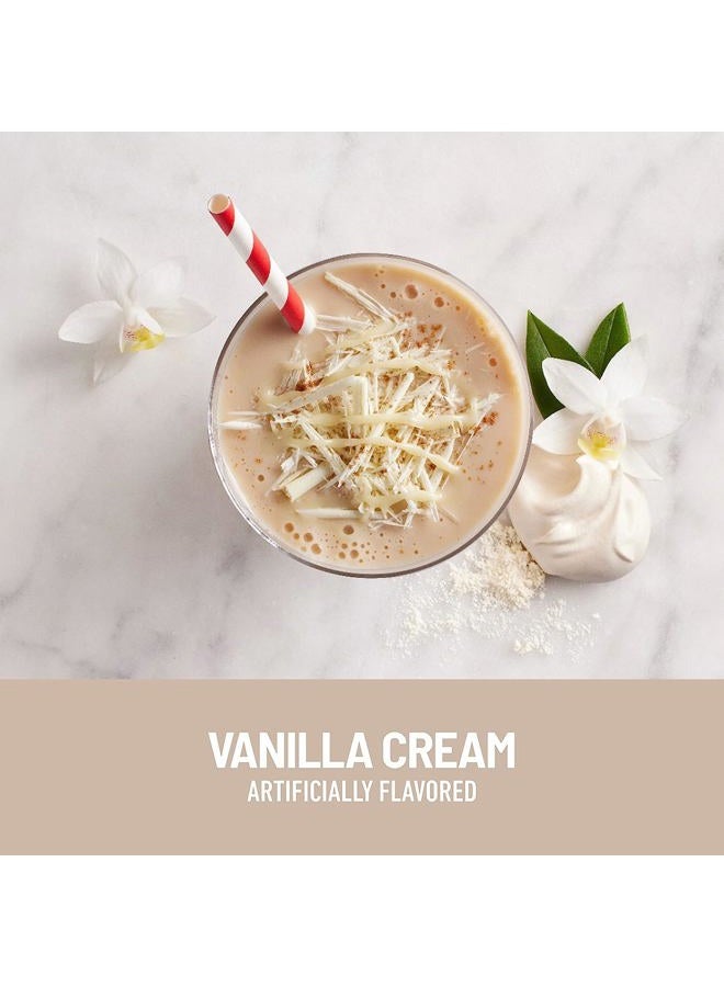 SlimFast Advanced Nutrition High Protein Meal Replacement Smoothie Mix, Vanilla Cream, Weight Loss Powder, 20g of Protein, 12 Servings (Pack of 2) (Packaging May Vary) - Image 2