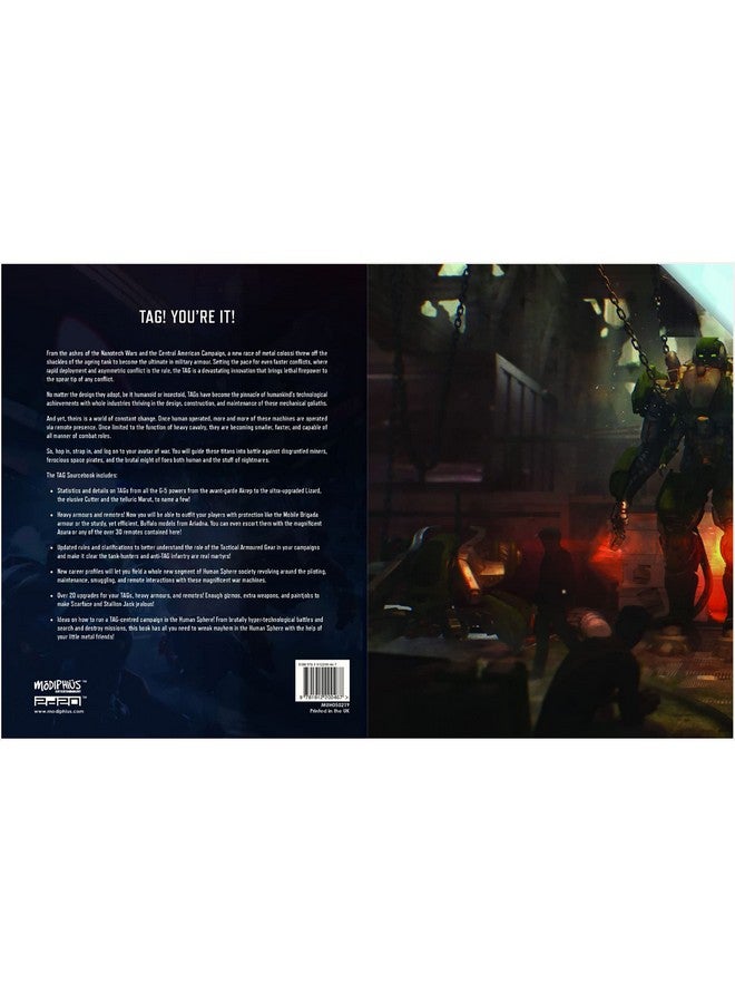 Modiphius Entertainment Infinity: Tags (Tactical Armoured Gears) Paperback Book Rpg - Image 3
