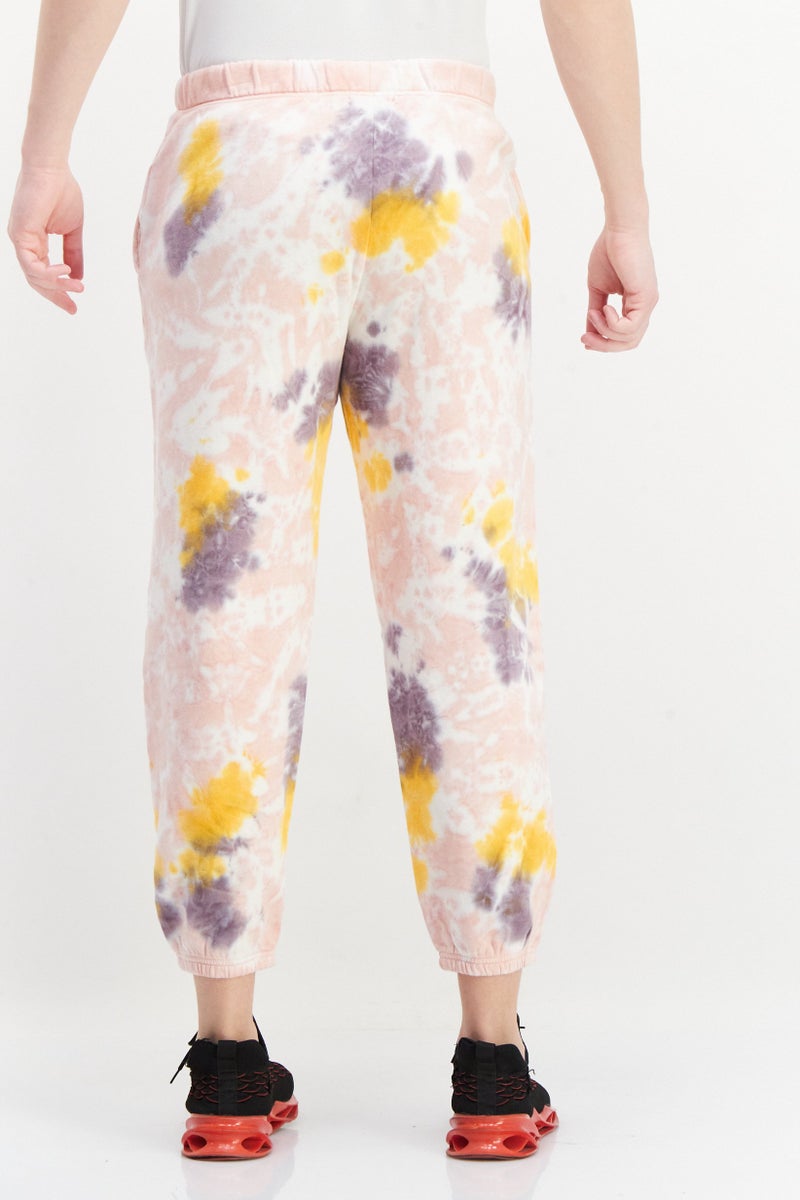 VANS Men Regular Fit Tie Dye Sweatpants, Peach Combo - Image 2