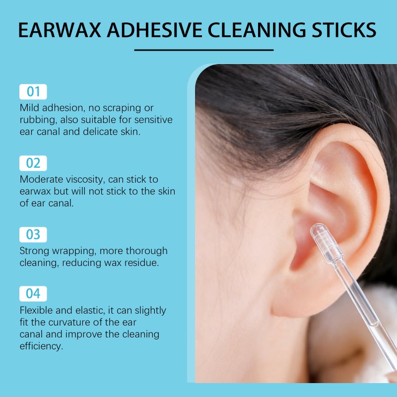 Xorita Sticky Earwax Cleaning Stick - Gentle, Convenient Daily Ear Cleaning - Image 3