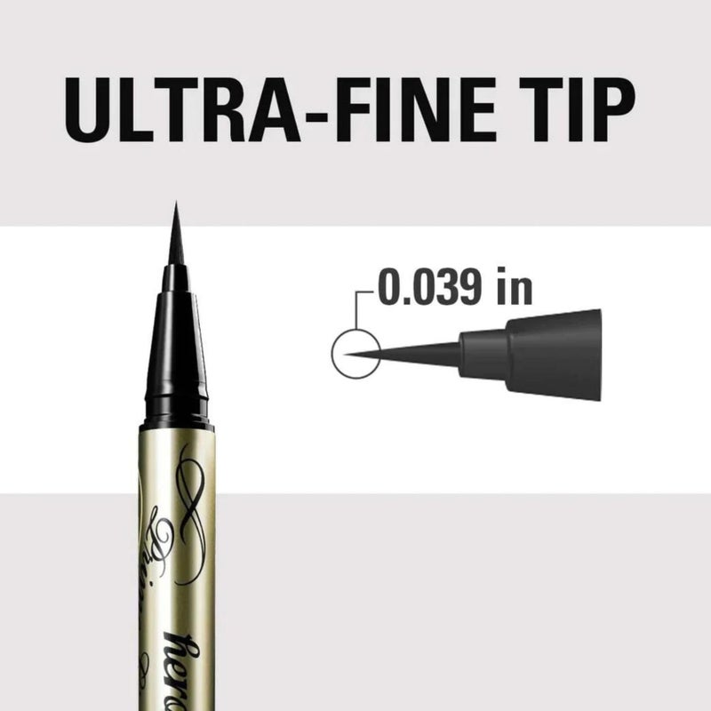 Heroine Make by KISSME Waterproof Eyeliner for Intense Color & Ultra-Fine 0.1mm Tip, Liquid Eyeliner Pen with Organic Beauty Serum, Cat Eye Liner for Long Lasting Eyelines, Natural Brown, 1 EA, PRIME - Image 2