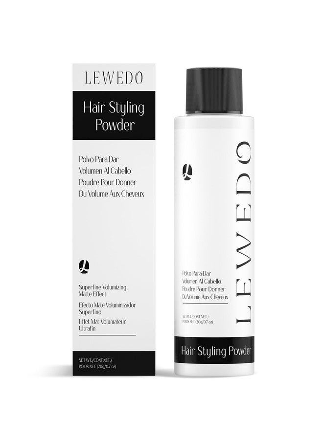 lewedo Volumizing Styling Powder 20g - Natural Volume & Matte Finish for Men, Oil-Absorbing Texture Powder with Adjustable Nozzle - Image 1