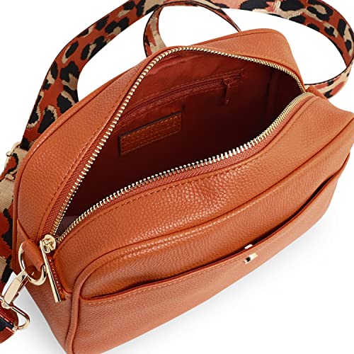 Accessorize London Women's Orange Camera Sling Bag| sling bag for woman latest |crossbody bag for women stylish |Shoulder/Crossbody Bag for Women with Adjustable Sling Srap - Image 4