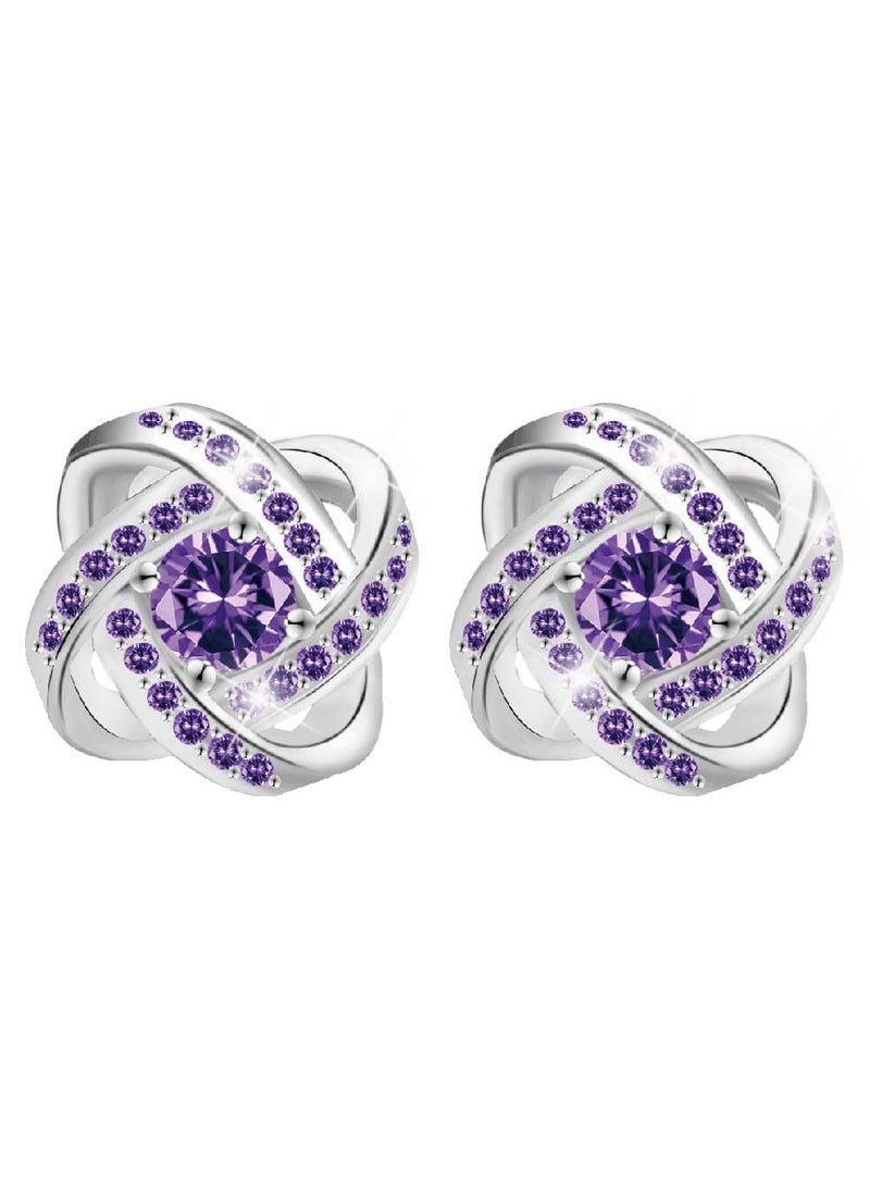 J.Rosée Swarovski Elements Crystal 18K Gold Plated 925 Sterling Silver Heart Studs Earrings for Women Gift Packing J.Rosée Fashion Jewelry JR-1027 - Image 1
