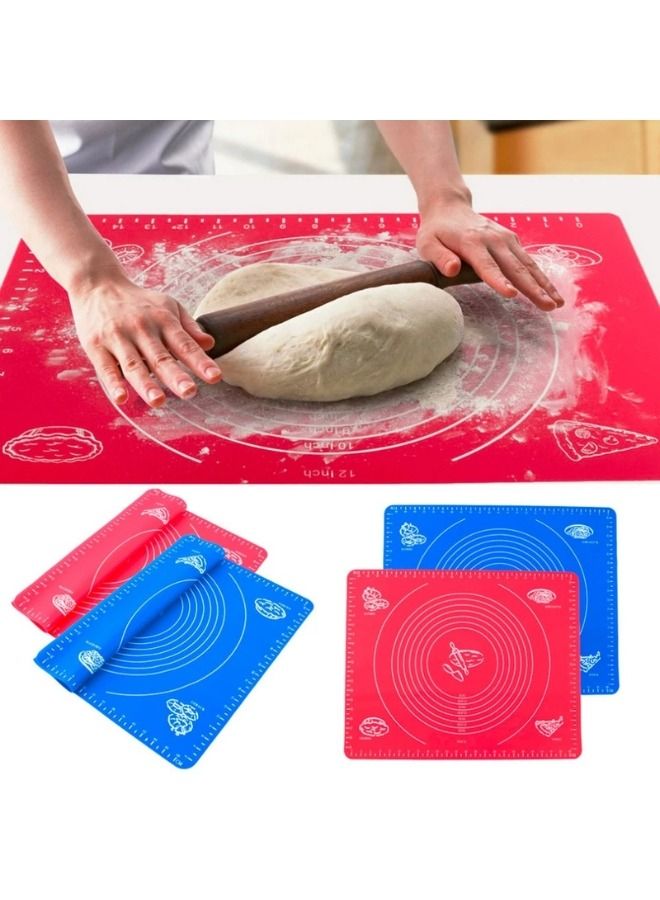 1pc Non-stick Silicone Pastry Mat 40 * 30cm 80g Random Color  - Image 1