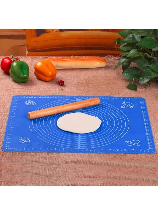 1pc Non-stick Silicone Pastry Mat 40 * 30cm 80g Random Color  - Image 3