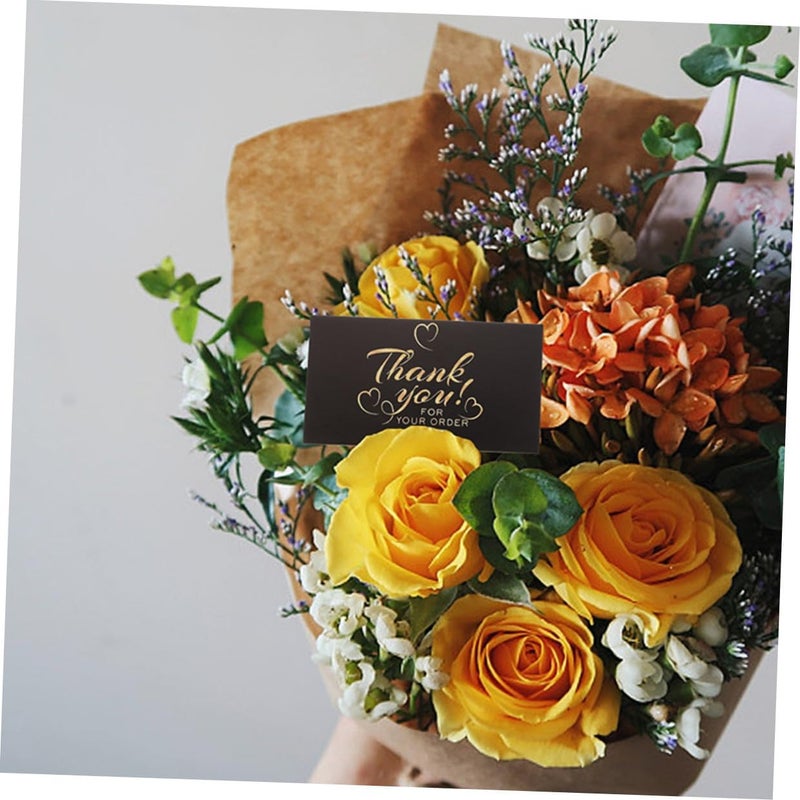 60pcs Black Thank You Cards with Gold Foil Printing Bulk Business Thank You Notes for Shop Customer Appreciation and Festival Events - Image 4