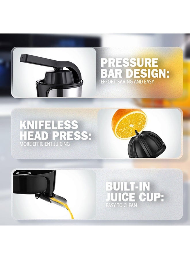 Arabest Electric Citrus Juicer, 350W Powerful & Quiet Orange/Lemon/Grapefruit Squeezer, Stainless Steel Automatic Press Juicer with Overheat Protection, Easy Clean - Image 5