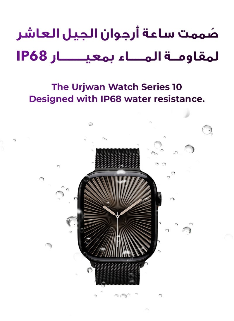 Smartwatch 10th Gen – Black, 46mm | AMOLED Ultra-Clear Display, Photo Display Feature, Exclusive App, “Remember You” instance messaging, Slimmer Design with Reduced Bezels, New Colors with Extra Strap, Call & Notification Support.