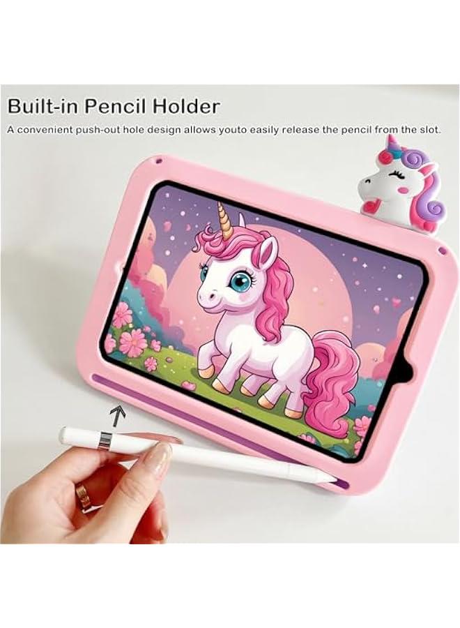 Case Compatible with iPad (A16) 11th Generation 11 Inch 2025, iPad 10th Generation 10.9 Inch 2022, 360° Rotatable Stand, Shoulder Strap, Stylus, Pink - Image 2