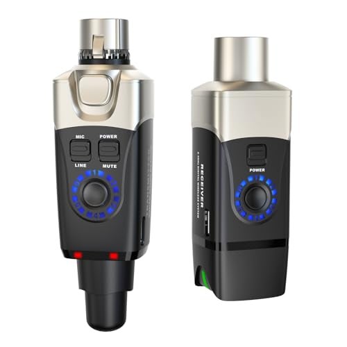 Xvive U3 Wireless Microphone System 2.4GHz Wireless XLR Transmitter and Receiver for Dynamic Microphone, Audio Mixer, PA System (U3 Dynamic) - Image 1