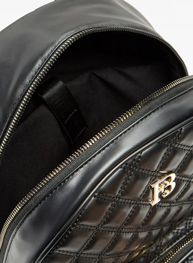 فلورا بيلا من شو إكسبرس Quilted Backpack with Adjustable Straps and Zip Closure