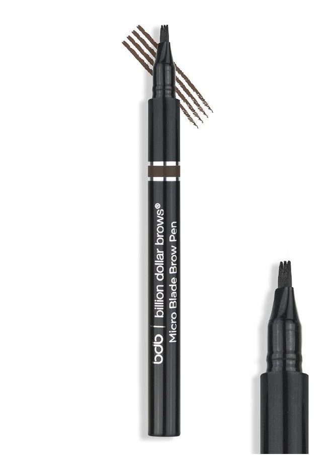 Billion Dollar Brows - Billion Dollar Brows The Microblade Effect: Brow Pen, Create Natural Eyebrows, Fill in Brows, Taupe - Image 1