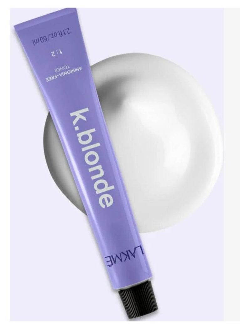 LAKME K-Blonde Silver Hair Dye - 60 ml and Oxidant Cream Color Developer 38Vol 11.5% - 120 ml  - Image 4