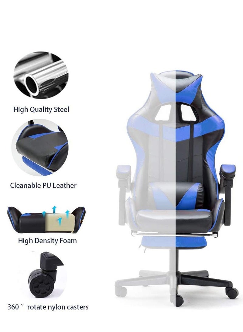 Gaming Chair Racing Style Office Chair Adjustable High - Image 4