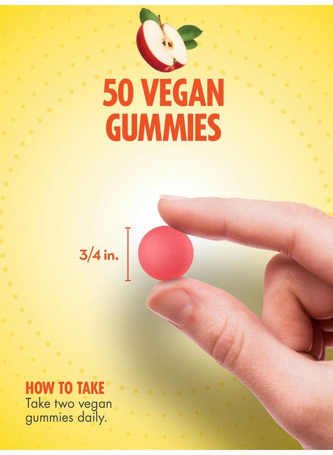 Sundance Apple Cider Vinegar Gummies | 50 Count | Apple Flavor | Vegan, Non-GMO, and Gluten Free Supplement - Image 4