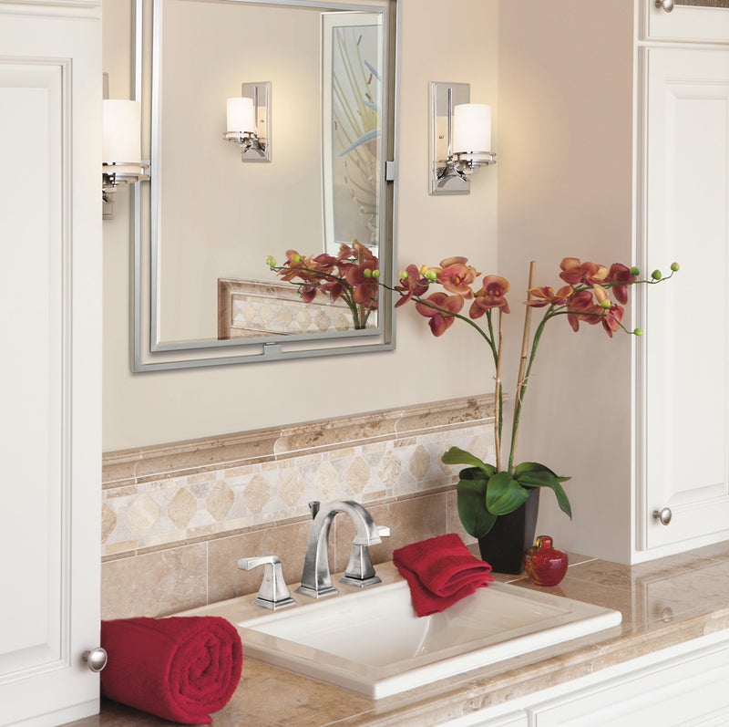 Kichler Hendrik 24" 3 Light Vanity Light with Light Umber Etched Glass Olde Bronze® - Image 2
