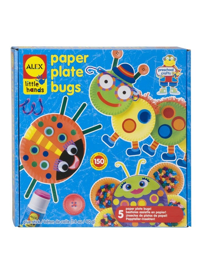 Alex Little Hands Paper Plate Bugs Kids Toddler Art and Craft Activity - Image 1