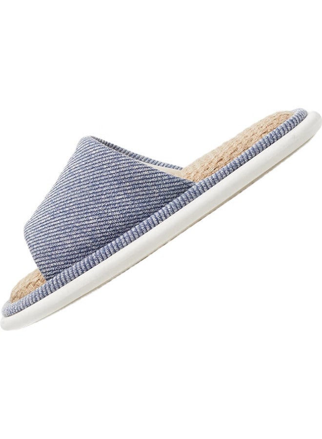 utune Youtiao Linen Slippers For Men, Home Use, Sweat-Absorbing, Breathable, Odor-Free, Soft-Soled, Comfortable, Non-Slip, Quiet, Suitable For Spring, Autumn, And All Seasons, Women'S Slippers - Image 3