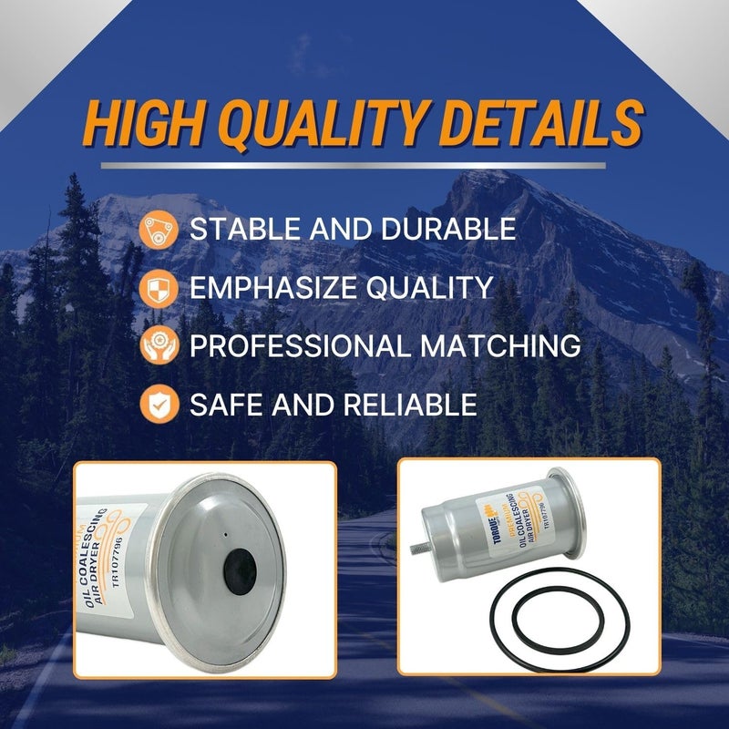 Torque Desiccant Cartridge for AD-9 Air Dryers (Replaces Bendix 107796, 107794, Haldex 107796) (TR107796) - Image 5