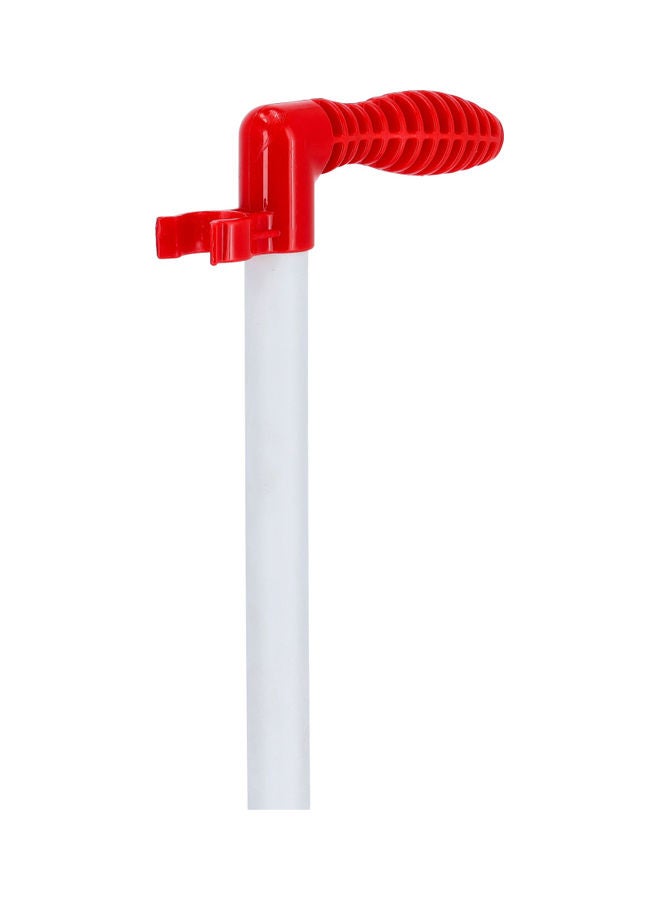 Royalford Durable Small Dustpan and Brush Set Red/White - Image 2