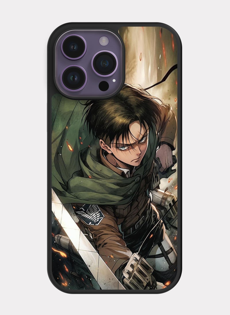 بكسلات كفر ايفون 14 برو ماكس ليفاي اكرمان هجوم العمالقة متعدد الالوان - Image 1