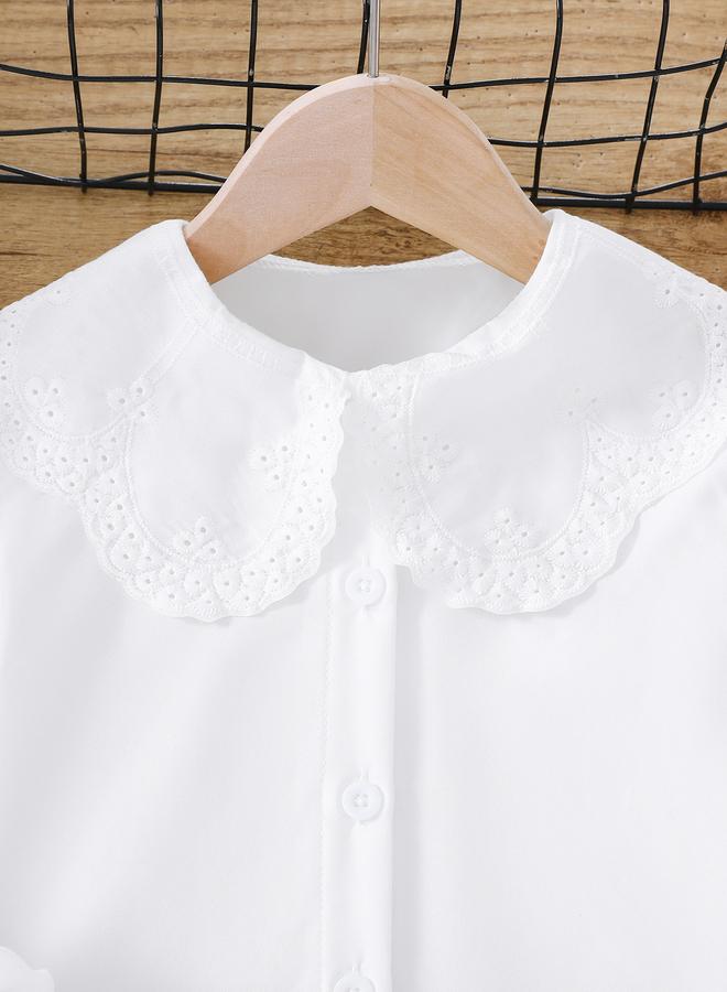 تايك تو قميص بيتر بان بأزرار بلون سادة - Image 3