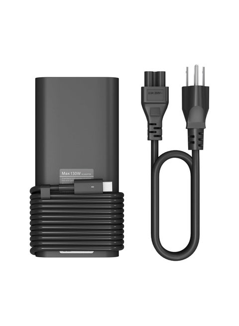 130W Laptop Charger USB C for Dell XPS 15 17 2in1 9575 9500 9700 Precision 5530 2in1 5550 5750 3560 Latitude 7410 7310 7210 9410 9510 5420 5520 5510 Type C AC Adapter