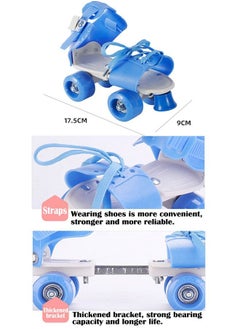 ZCM-HAPPY Kids Unisex Four Wheel Roller Skating Shoes  - Image 3