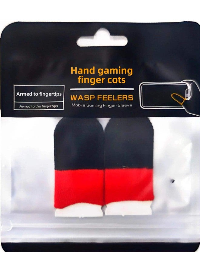 Crimson Double Color Game Finger Coat Hand Swim Anti-sweat Walking Artifact Touch Screen Gloves Breathable Chicken Finger Coat-Product Color:carbon Black Red Double  - Image 1