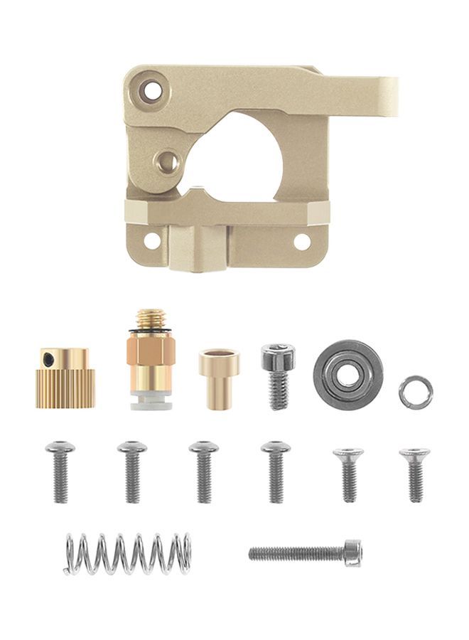 NIBEMINENT Replacement Drive Feed Extruder For 3D Printer Set Gold/Silver - Image 1